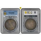ͽ���� 1847 �ѹ� �������ȥꥢ���� �����å����饦�� 1���饦�� ��� �ץ롼�� PCGS PR 66 UNDECIMO EDGE ����̤������