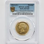 �������� 1841(C) �����ꥹ�Υ���� �������ȥꥢ ��ϡ��� ��� PCGS AU 58 ���⡼��ǡ��� ������ �ڥݥ���ȡ������ݥ������оݳ���