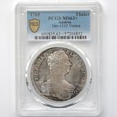 �������� 1765 �������ȥꥢ �ޥꥢ���ƥ쥸�� 1�����顼 ��� PCGS MS 63+ ��ǹ���� ̤�����ʡڥݥ���ȡ������ݥ������оݳ���
