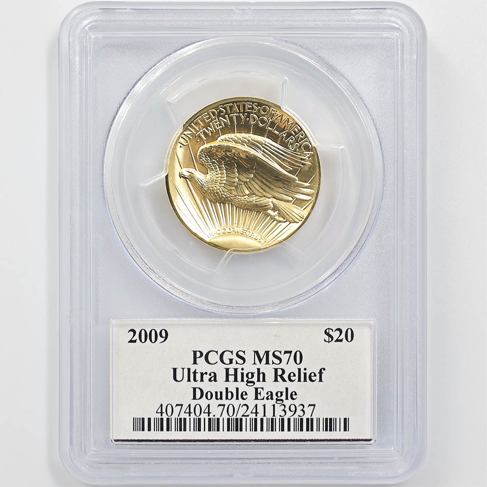 2009 ����ꥫ ����ȥ�ϥ���꡼�� ���֥륤������ 20�ɥ� ��� 1���� ̤���� PCGS MS 70 �ǹ���� ����̤������ ����󡦥�륫��ƥ� ������