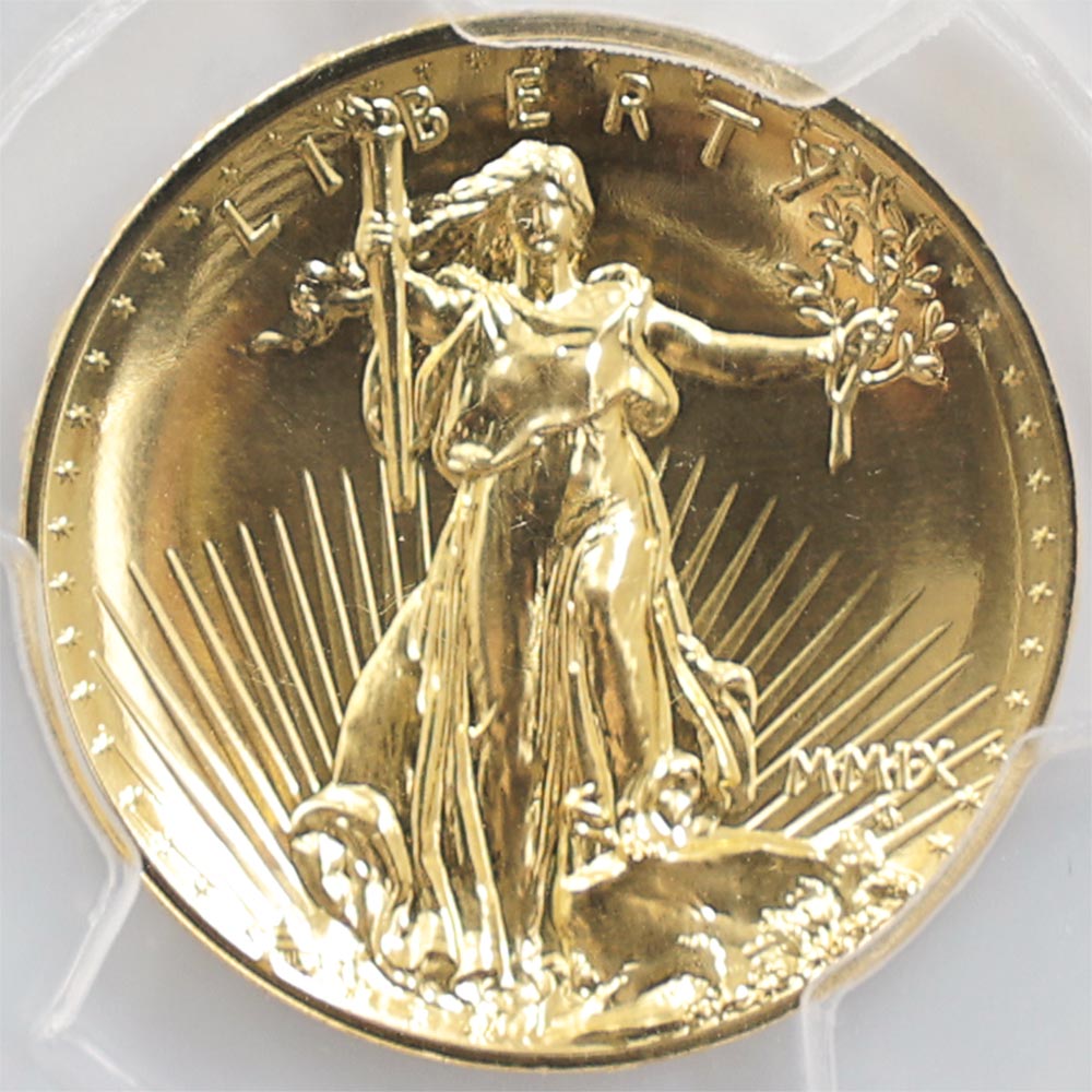2009 ����ꥫ ����ȥ�ϥ���꡼�� ���֥륤������ 20�ɥ� ��� 1���� ̤���� PCGS MS 70 �ǹ���� ����̤������ ����󡦥�륫��ƥ� ������