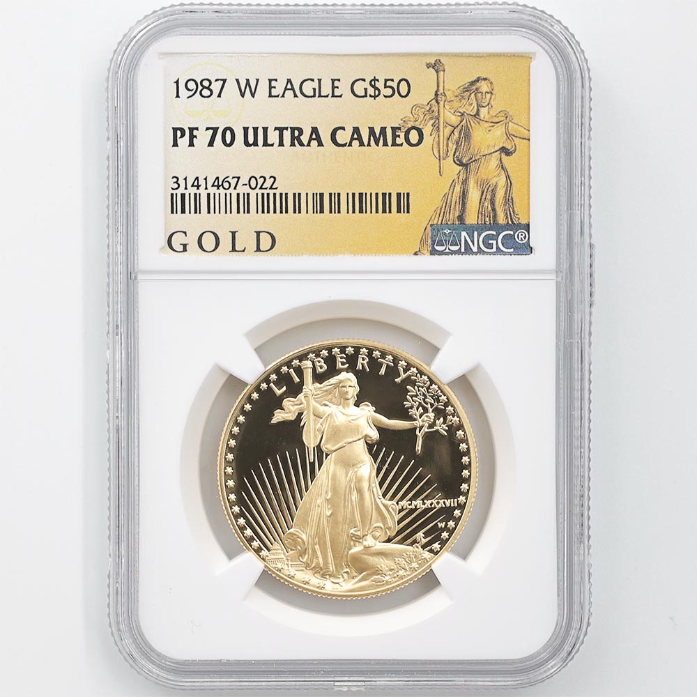 1987 アメリカ ダブルイーグル 50ドル 金貨 1オンス プルーフ