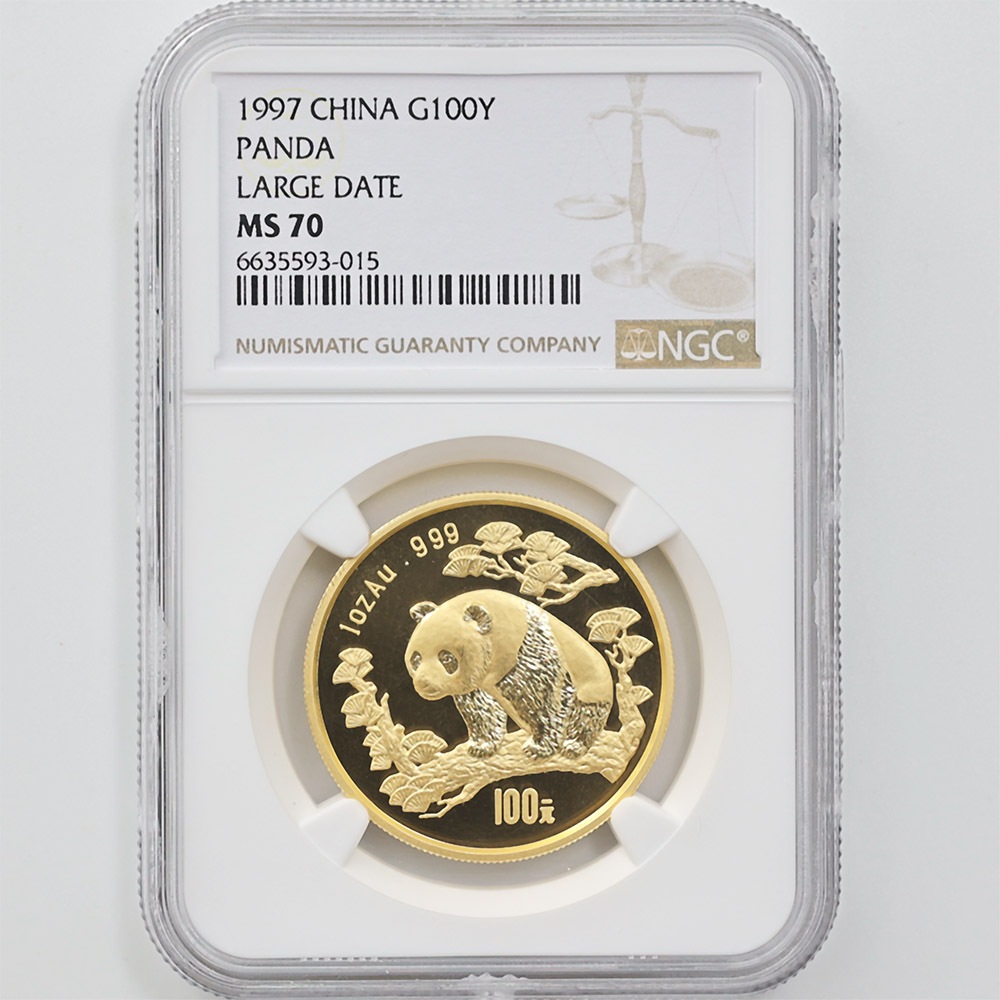 1997 ��� �ѥ�� 100�� ��� 1���� ̤���� NGC MS 70 �顼���ǡ��� �ǹ���� ����̤������