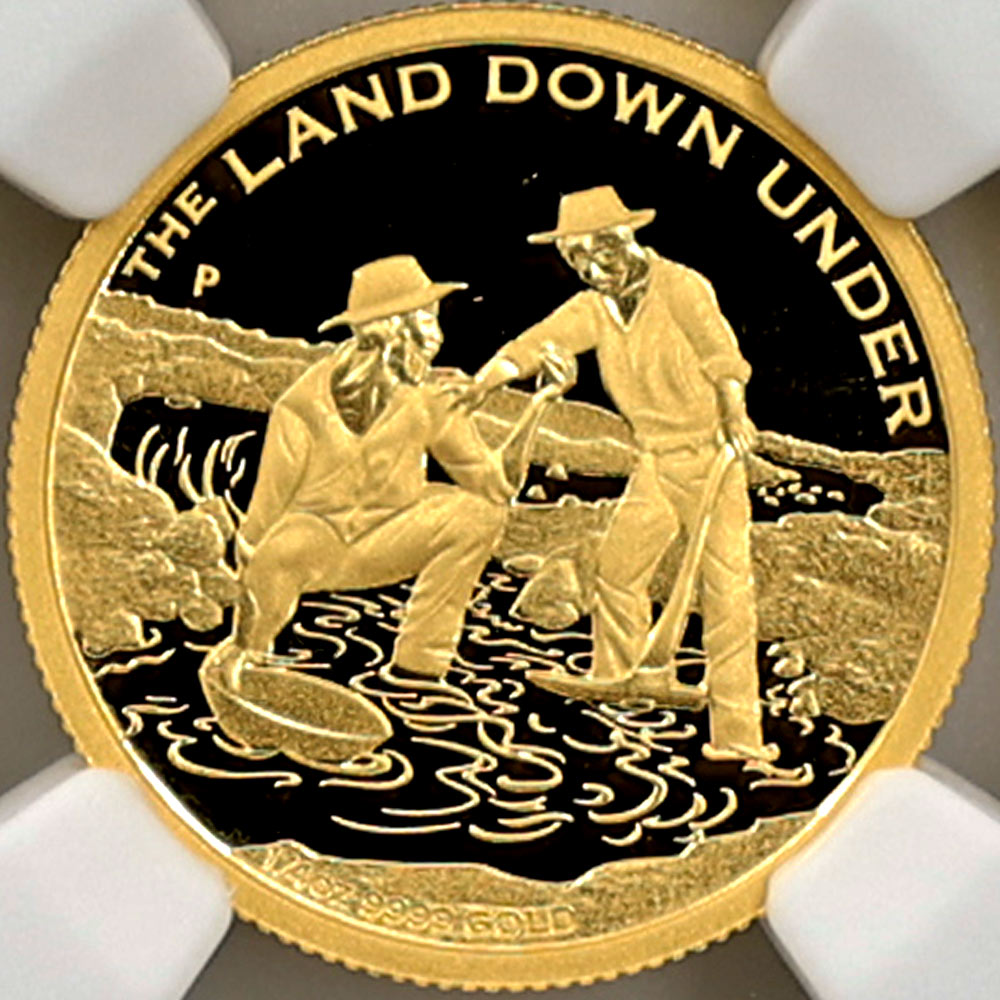 2014 �������ȥ�ꥢ ���ɥ����󥢥���� ������ɥ�å���  25��ɥ� ��� 1/4���� �ץ롼�� NGC PF 70 UC �ǹ���� ����̤������