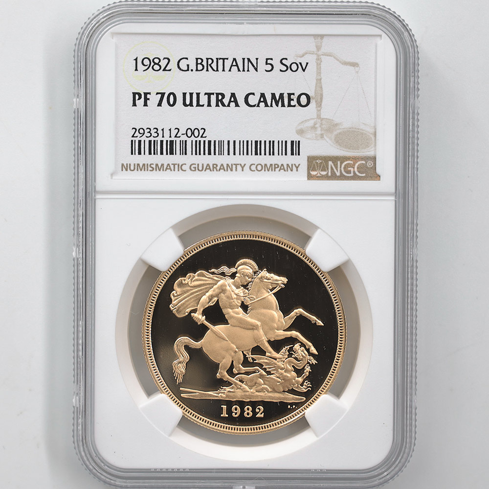 1982 ѹ ꥶ٥2 ֥ 5ݥɡ5֥  ץ롼 NGC PF 70 UC ǹ ̤ 硼ε༣ ꥹ 