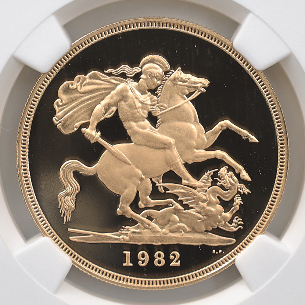 1982 ѹ ꥶ٥2 ֥ 5ݥɡ5֥  ץ롼 NGC PF 70 UC ǹ ̤ 硼ε༣ ꥹ 