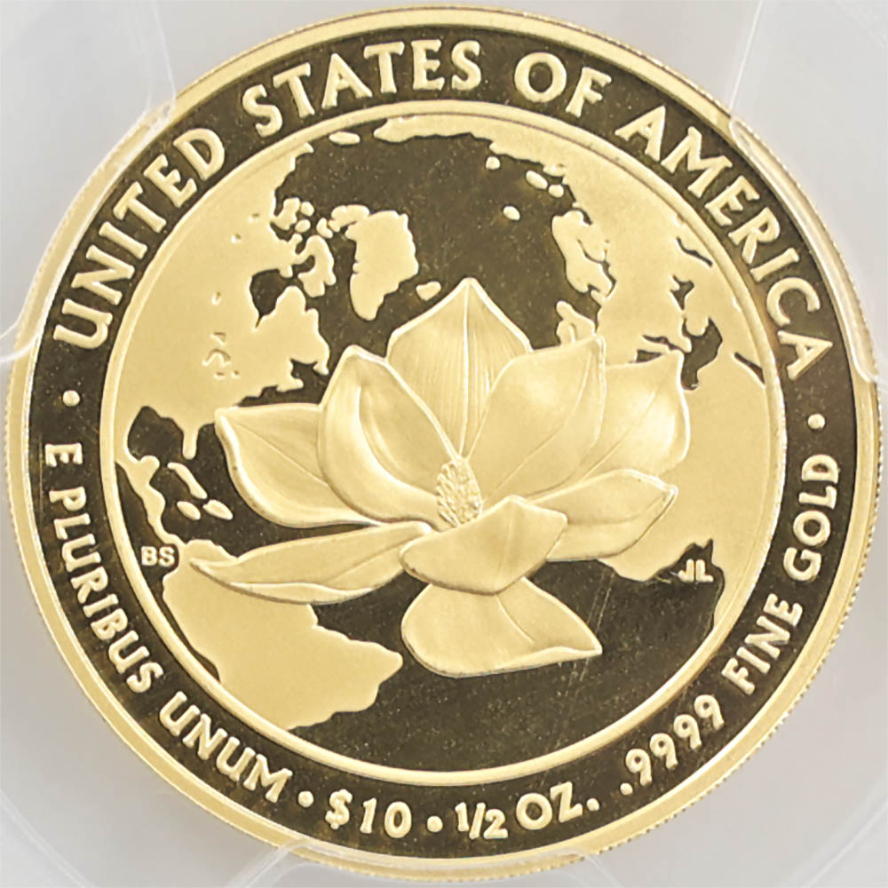 �������� 2015 ����ꥫ �ե������ȥ�ǥ����꡼�� ���㥯�꡼�󡦥��ͥǥ� 10 �ɥ� ��� 1/2 ���� �ץ롼�� PCGS PR 70 DCAM FS ������  �ǹ���� ����̤������ ����󡦥�륫��ƥ� ������ڥݥ���ȡ������ݥ������оݳ���