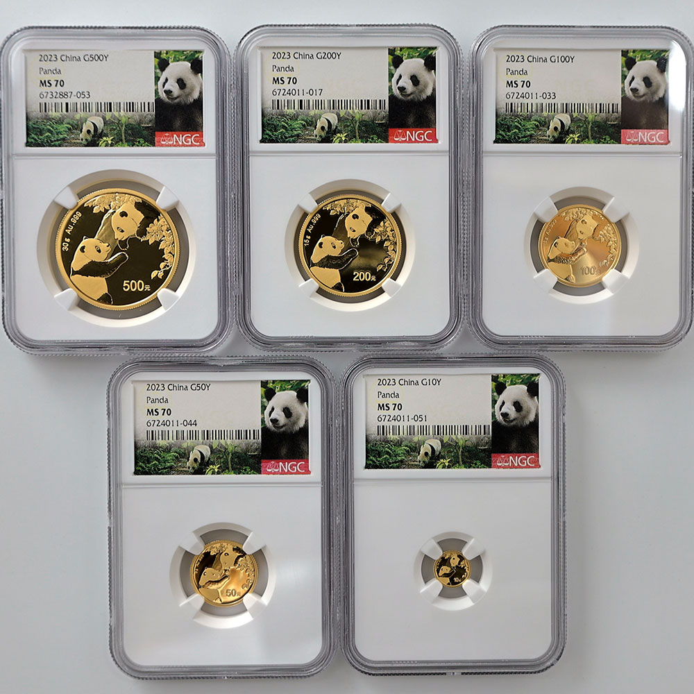 2023 ��� �ѥ�� ���5�� �ץ�ߥ��� ���å� NGC MS 70 �ǹ���� ����̤������