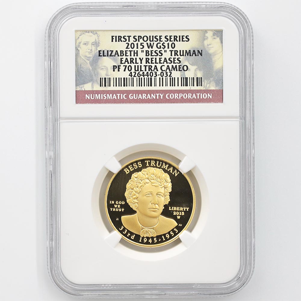 2015 ����ꥫ �ե������ȥ�ǥ����꡼�� �٥����ȥ롼�ޥ� 10 �ɥ� ��� 1/2 ���� �ץ롼�� NGC PF 70 UC ER ������ �ǹ���� ����̤������