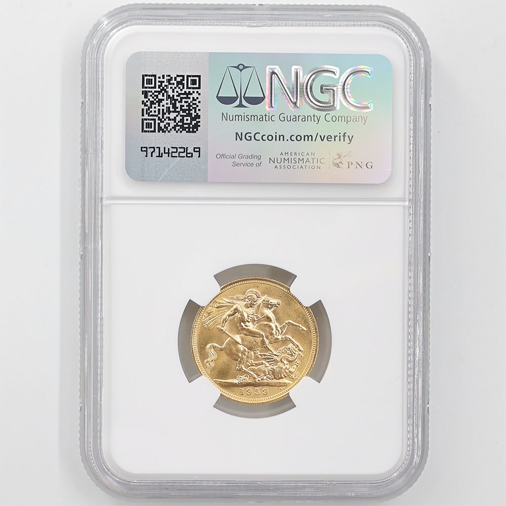 1959 �ѹ� ���ꥶ�٥�2�� ���֥�� 1�ݥ�� ��� ̤���� NGC MS 66 ����̤������ �����硼��ε�༣