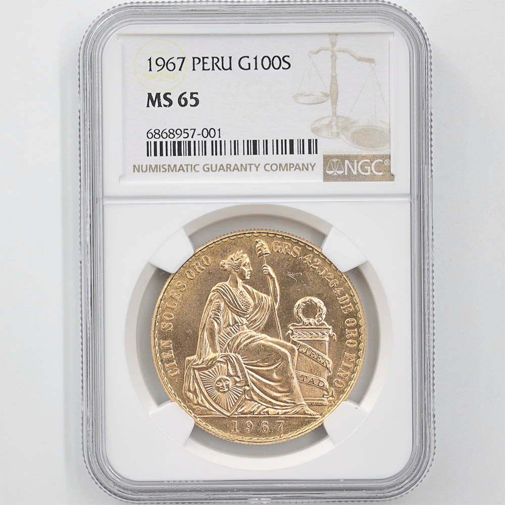  1967 ڥ롼  100  NGC MS 65 ̤ѡ̤ʡڥݥȡݥоݳ