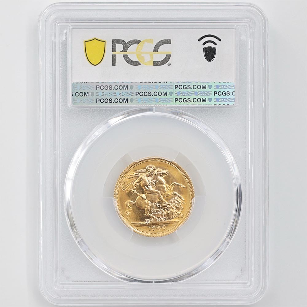 �������� 1966 �ѹ� ���ꥶ�٥�2�� ���֥�� ��� PCGS MS 65 ̤���ѡ�����̤������ �����硼��ε�༣ �ڥݥ���ȡ������ݥ������оݳ���