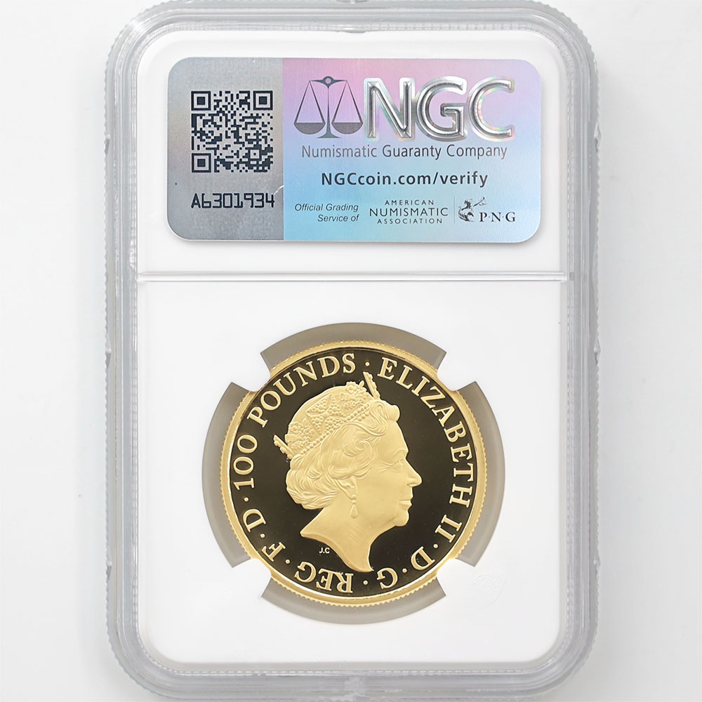 2018 �ѹ� ��Ϥνå��쥯����� �������륺�Υ�åɥɥ饴�� 100�ݥ�� ��� 1���� �ץ롼�� NGC PF 70 UC ONE OF FIRST 100 STRUCK �ǹ���� ����̤������ �����ꥹ ���