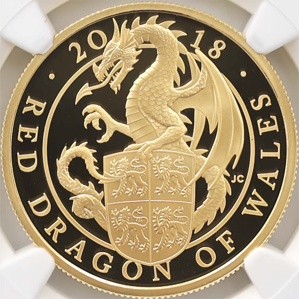 2018 �ѹ� ��Ϥνå��쥯����� �������륺�Υ�åɥɥ饴�� 100�ݥ�� ��� 1���� �ץ롼�� NGC PF 70 UC ONE OF FIRST 100 STRUCK �ǹ���� ����̤������ �����ꥹ ���