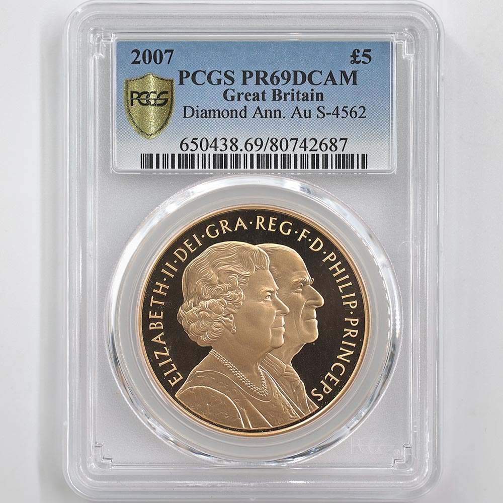 �������� 2007 �ѹ� �������ꥶ�٥�2��������60��ǯ��ǰ ��������ɺ��� 5�ݥ�� ��� �ץ롼�� PCGS PR 69 DCAM ��ǹ���� ����̤������ �����ꥹ ��ߡڥݥ���ȡ������ݥ������оݳ���