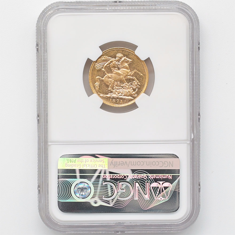 �������� 1871 �ѹ� �������ȥꥢ���� 1�ݥ�ɡ�1���֥��� ��� NGC MS 64 ̤���ѡ�����̤������ ��󥰥إå� �����硼��ε�༣  �ڥݥ���ȡ������ݥ������оݳ���