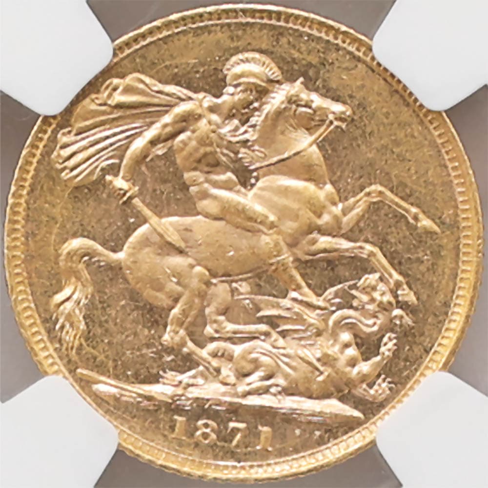 �������� 1871 �ѹ� �������ȥꥢ���� 1�ݥ�ɡ�1���֥��� ��� NGC MS 64 ̤���ѡ�����̤������ ��󥰥إå� �����硼��ε�༣  �ڥݥ���ȡ������ݥ������оݳ���