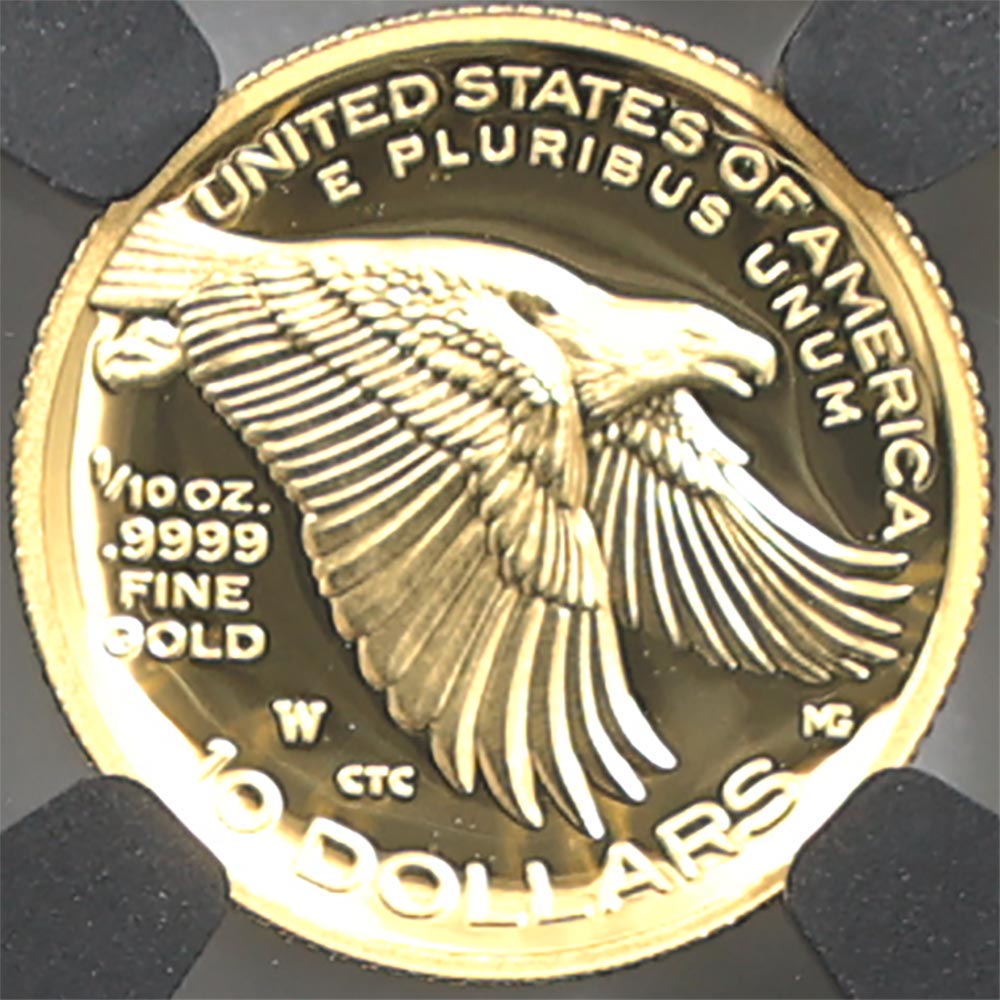 2018 ����ꥫ �ϥ���꡼�� ��ͳ�ν��� 10 �ɥ� ��� 1/10 ���� �ץ롼�� NGC PF 70 UC ER ������ �ǹ���� ����̤������