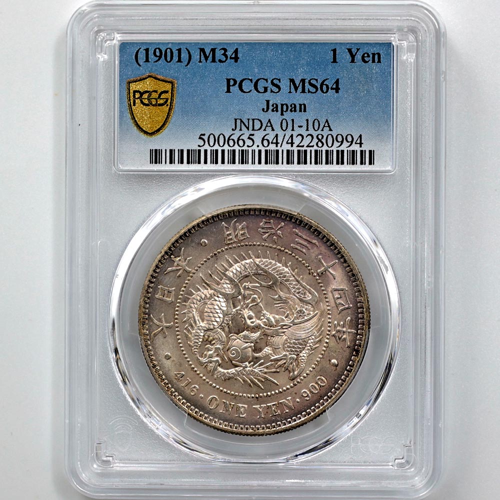 1901 ���� ����34ǯ 1�߶��(����) PCGS MS 64 ̤���ѡ�����̤������