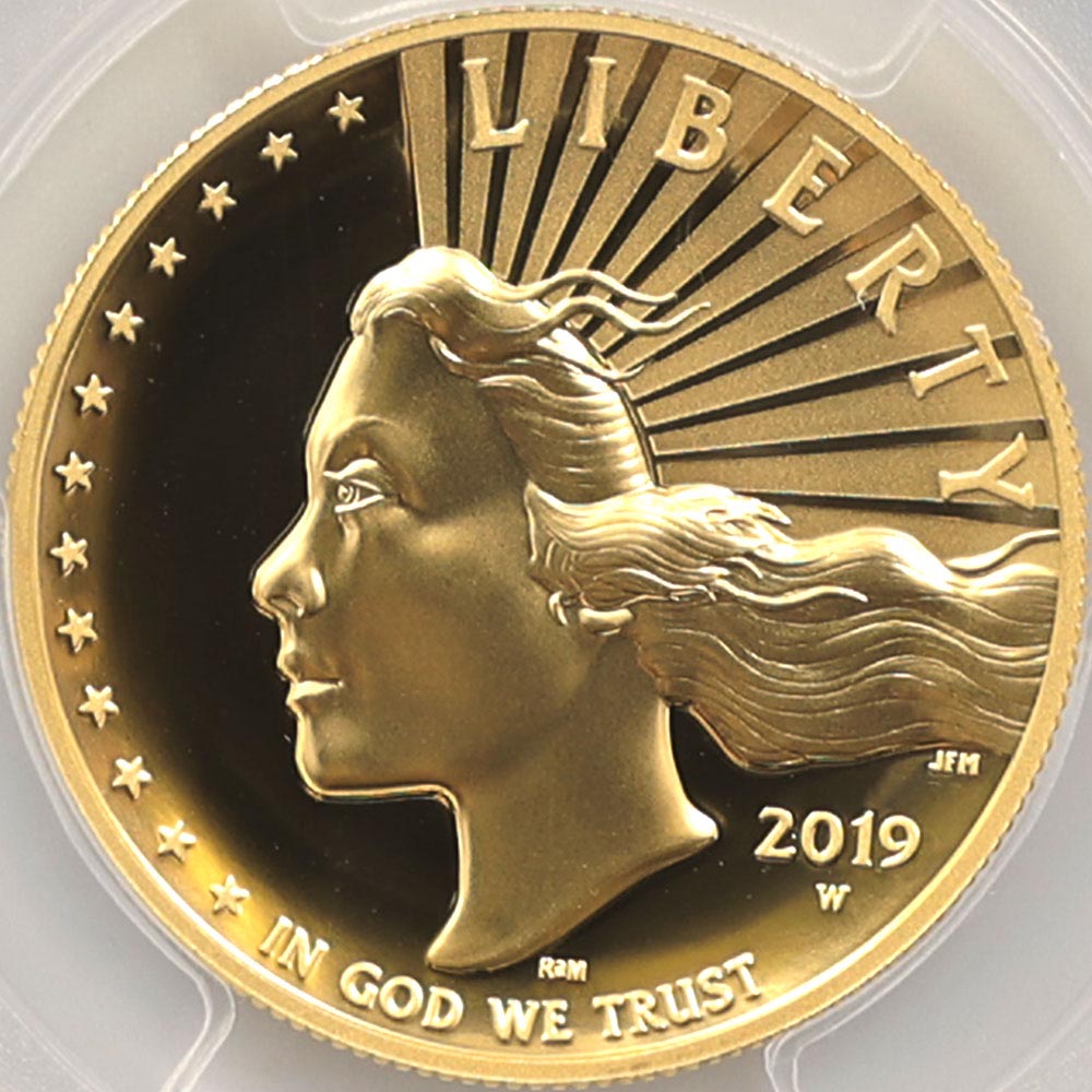 2019 ����ꥫ �ϥ���꡼�� ��ͳ�ν��� 100�ɥ� ��� 1���� PCGS SP 70 DMPL �ǹ���� ����̤������