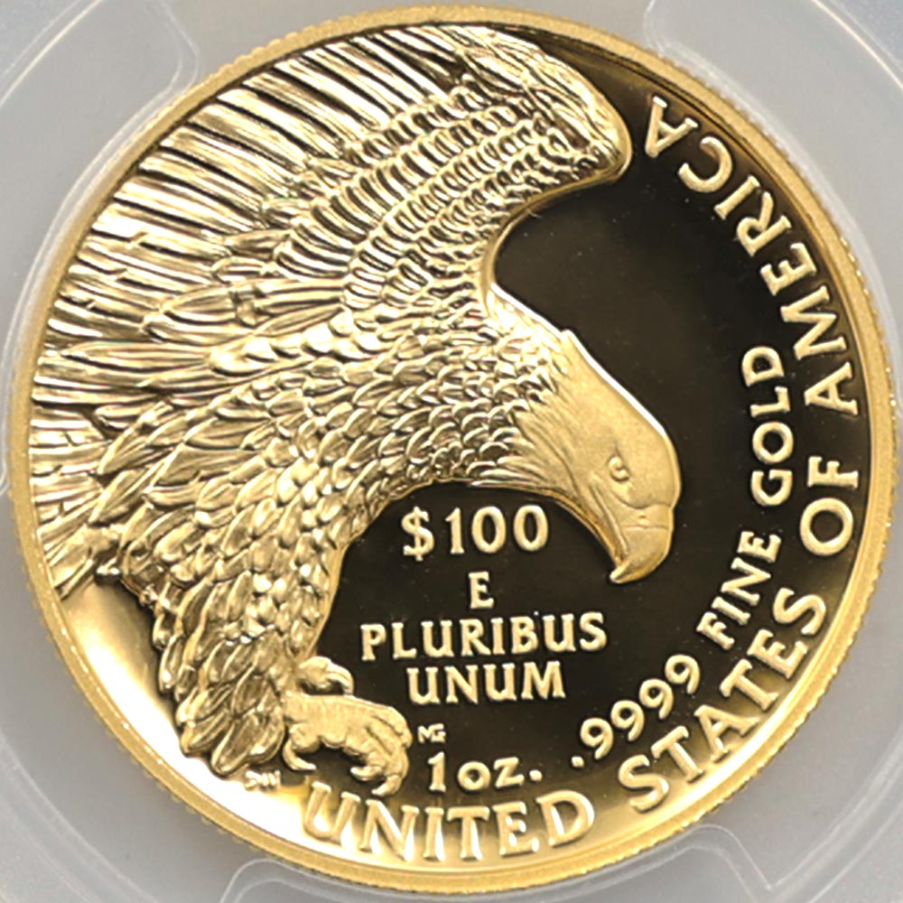 2019 ����ꥫ �ϥ���꡼�� ��ͳ�ν��� 100�ɥ� ��� 1���� PCGS SP 70 DMPL �ǹ���� ����̤������