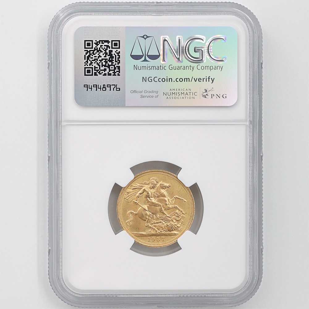 �������� 1957 �ѹ� ���ꥶ�٥�2�� 1�ݥ�� ���֥�� ��� NGC MS 65 ̤���ѡ�����̤������ �����硼��ε�༣ �ڥݥ���ȡ������ݥ������оݳ���