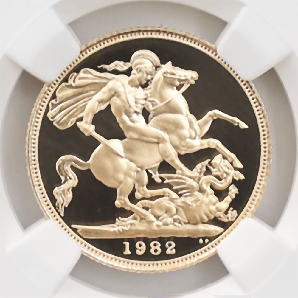 �������� 1982 �ѹ� ���ꥶ�٥�2�� ���֥�� 1�ݥ�� ��� �ץ롼�� NGC PF 70 UC �ǹ���� ����̤�����ʡڥݥ���ȡ������ݥ������оݳ���