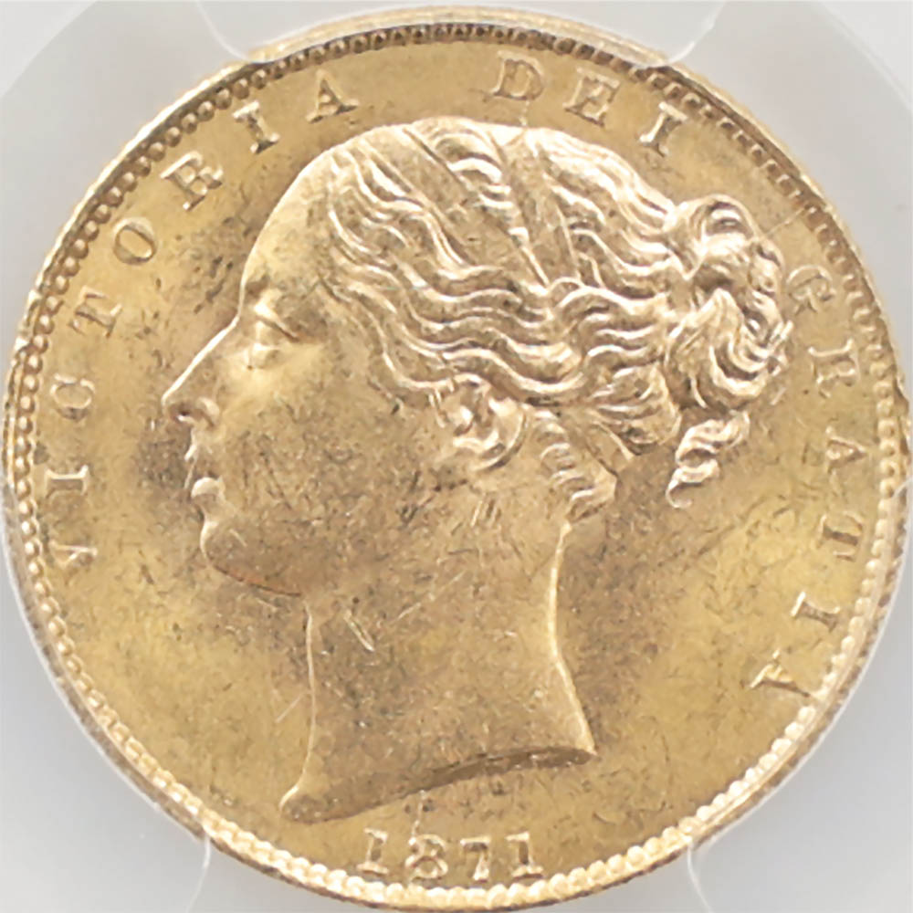 1871 ѹ ȥꥢ 1ݥɡ1֥  PCGS MS 64 ̤ѡ̤ 󥰥إå ꥹ 