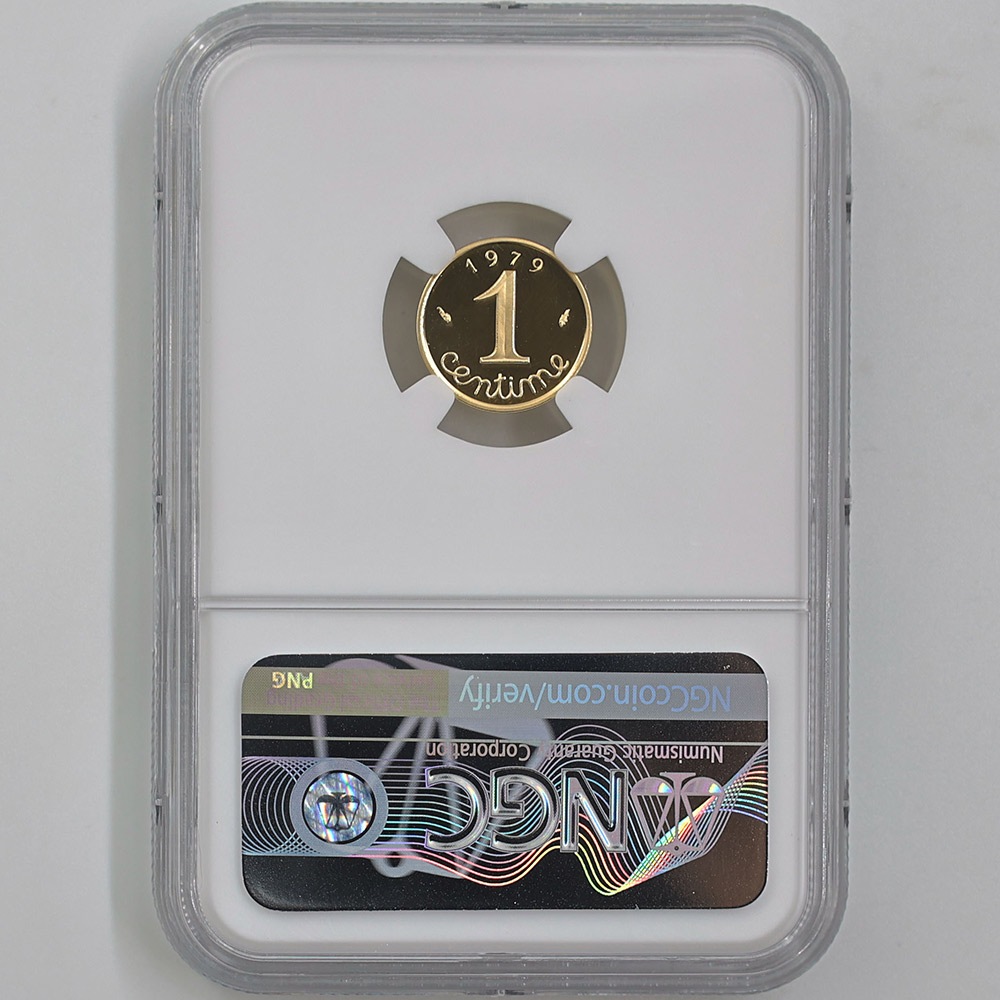 1979 �ե�� 1��������� �ԥ��ե��� ��� �ץ롼�� NGC PF 67 UC ����̤������