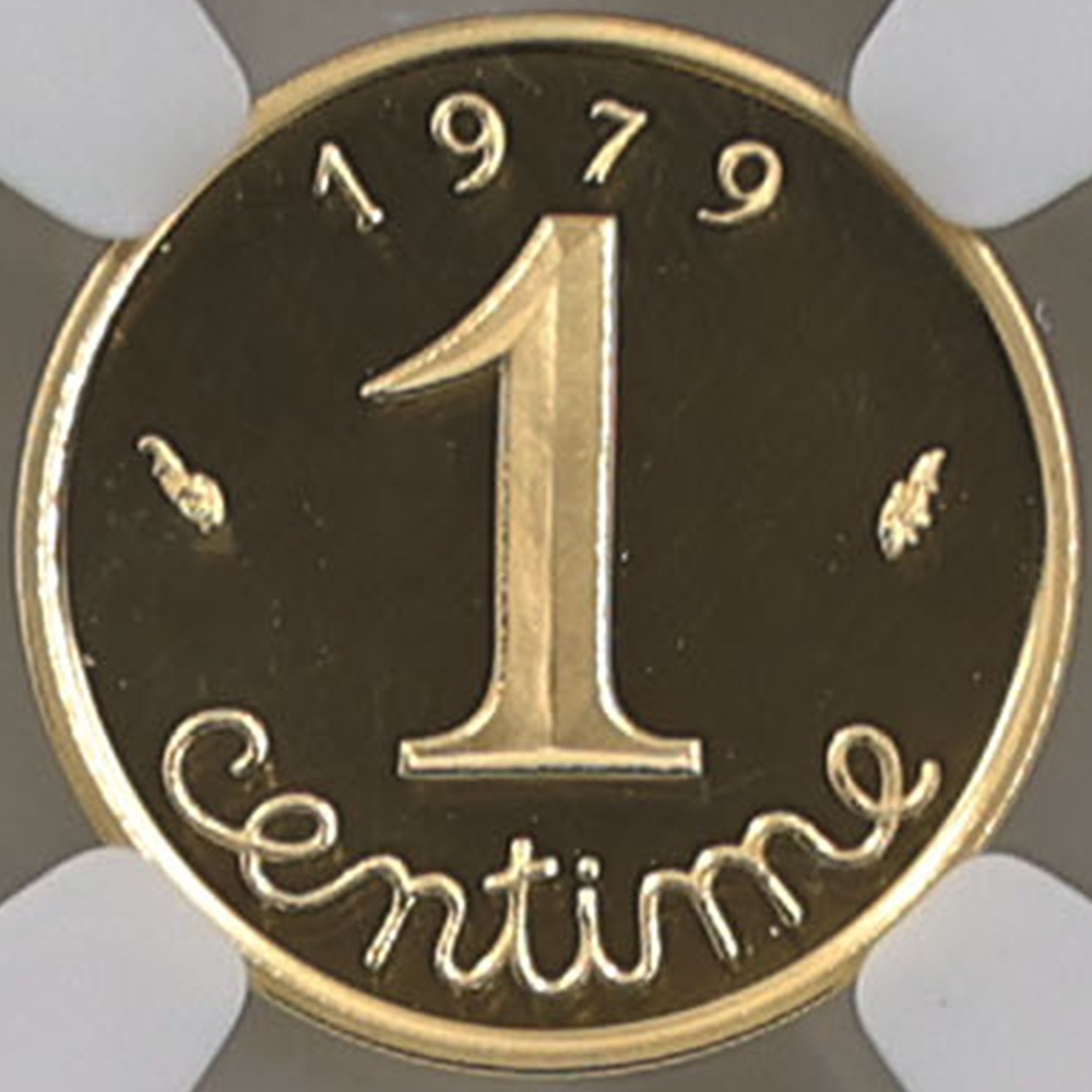 1979 �ե�� 1��������� �ԥ��ե��� ��� �ץ롼�� NGC PF 67 UC ����̤������