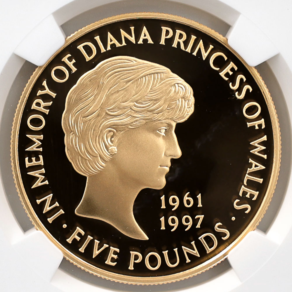 1999 �ѹ� �������������鵭ǰ 5�ݥ�� ��� �ץ롼�� NGC PF 69 UC ��ǹ���� ����̤������ �����ꥹ ���