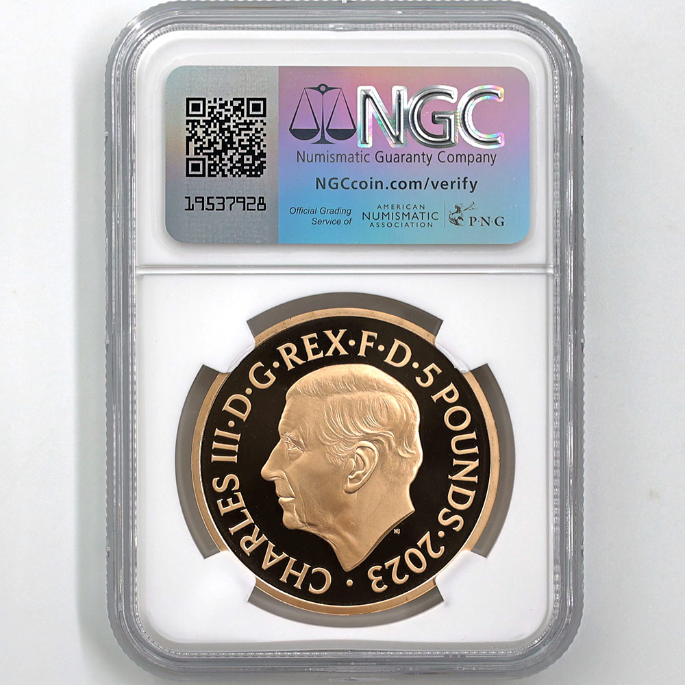 2023 �ѹ� ���㡼�륺3�� ����75��ǯ��ǰ 5�ݥ�� ��� �ץ롼�� NGC PF 70 UC FR ������ �ǹ���� ����̤������ ��Ȣ�� �����ꥹ ���