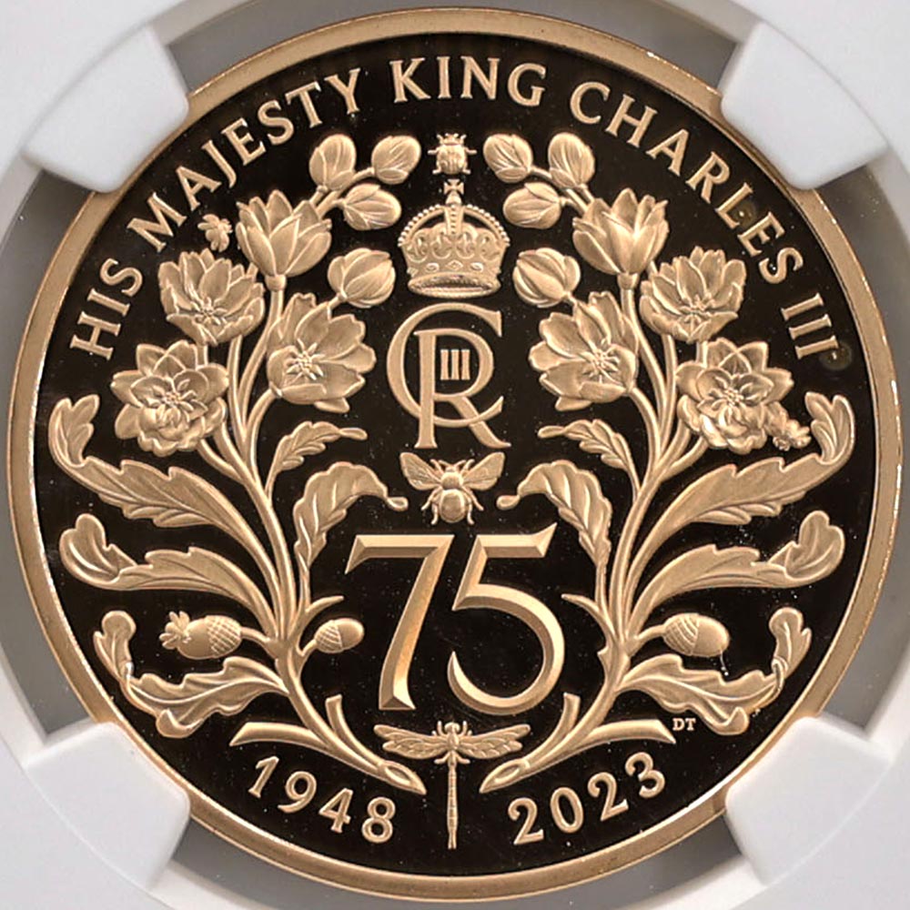 2023 �ѹ� ���㡼�륺3�� ����75��ǯ��ǰ 5�ݥ�� ��� �ץ롼�� NGC PF 70 UC FR ������ �ǹ���� ����̤������ ��Ȣ�� �����ꥹ ���