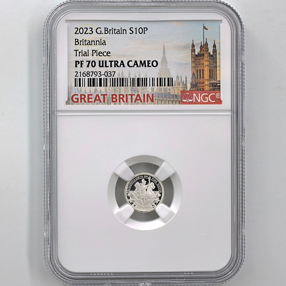 ����� 2023 �ѹ� �֥꥿�˥� 10�ڥ� ��� 1/20���� �ץ롼�� NGC PF 70 UC �ǹ���� ����̤������ ��Ȣ�� �����ꥹ ��� ������1��Τ�