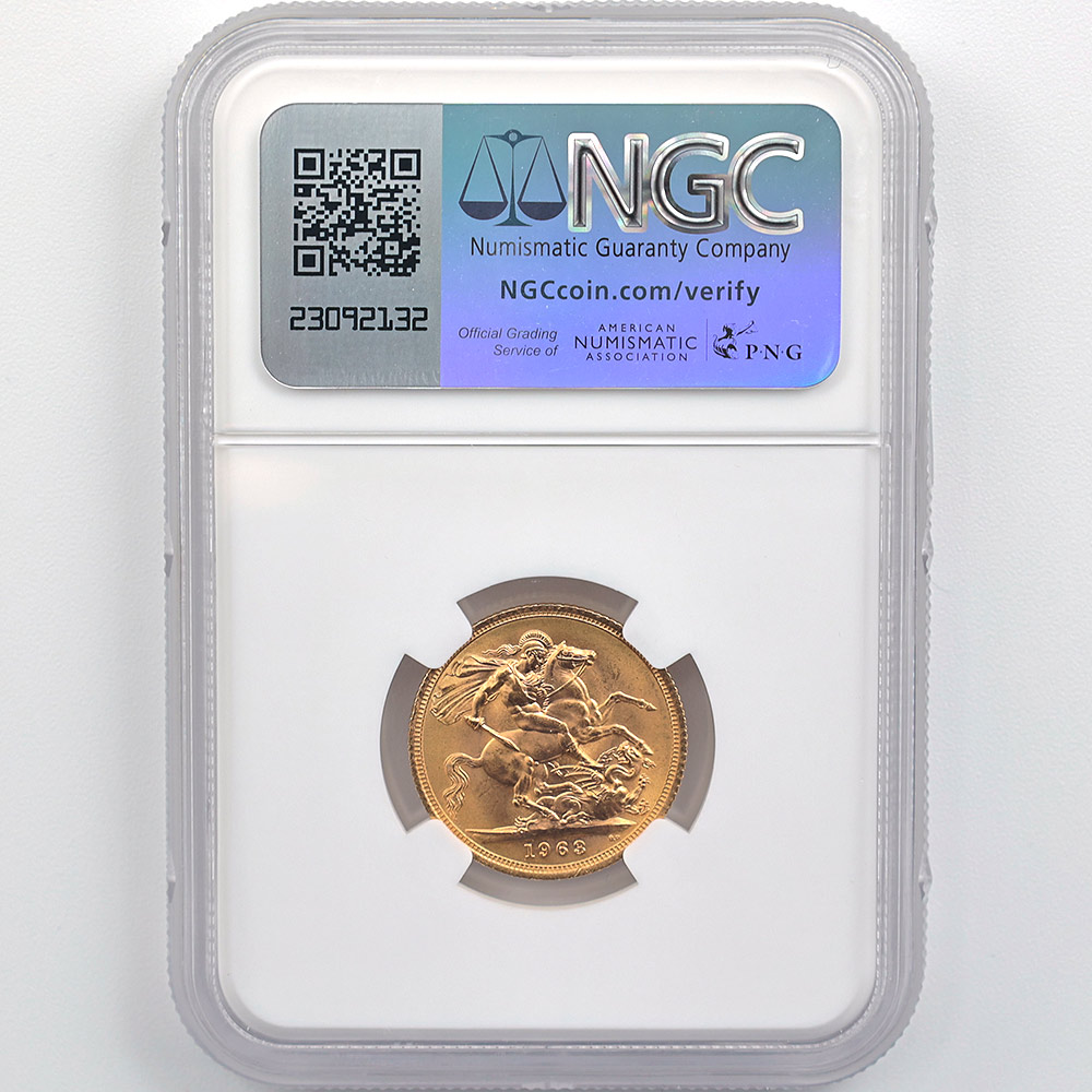 1963 �ѹ� ���ꥶ�٥�2�� ���֥�� 1�ݥ�ɡ�1���֥��˶�� NGC MS 66 ��ǹ���� ����̤������ �����硼��ε�༣