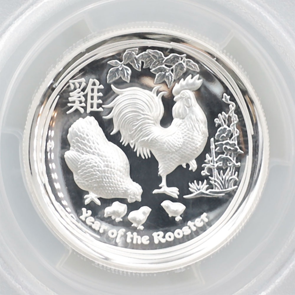 2017 �������ȥ�ꥢ �ϥ���꡼�� ��ǯ�ܿ� 1��ɥ� 1���� �ץ롼�� PCGS PR 70 DCAM FS ������ �ǹ���� ����̤������