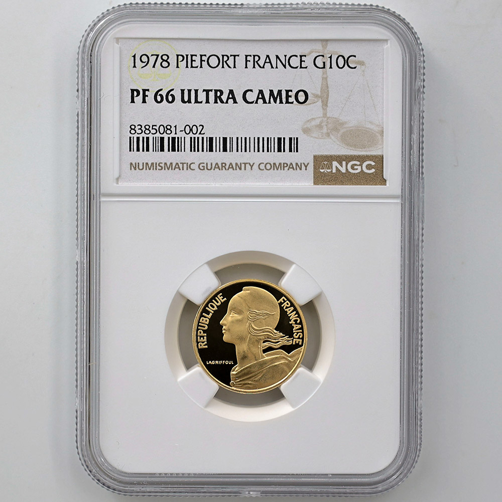 1978 ե ޥꥢ 10 ԥե  ץ롼 NGC PF 66 UC ̤