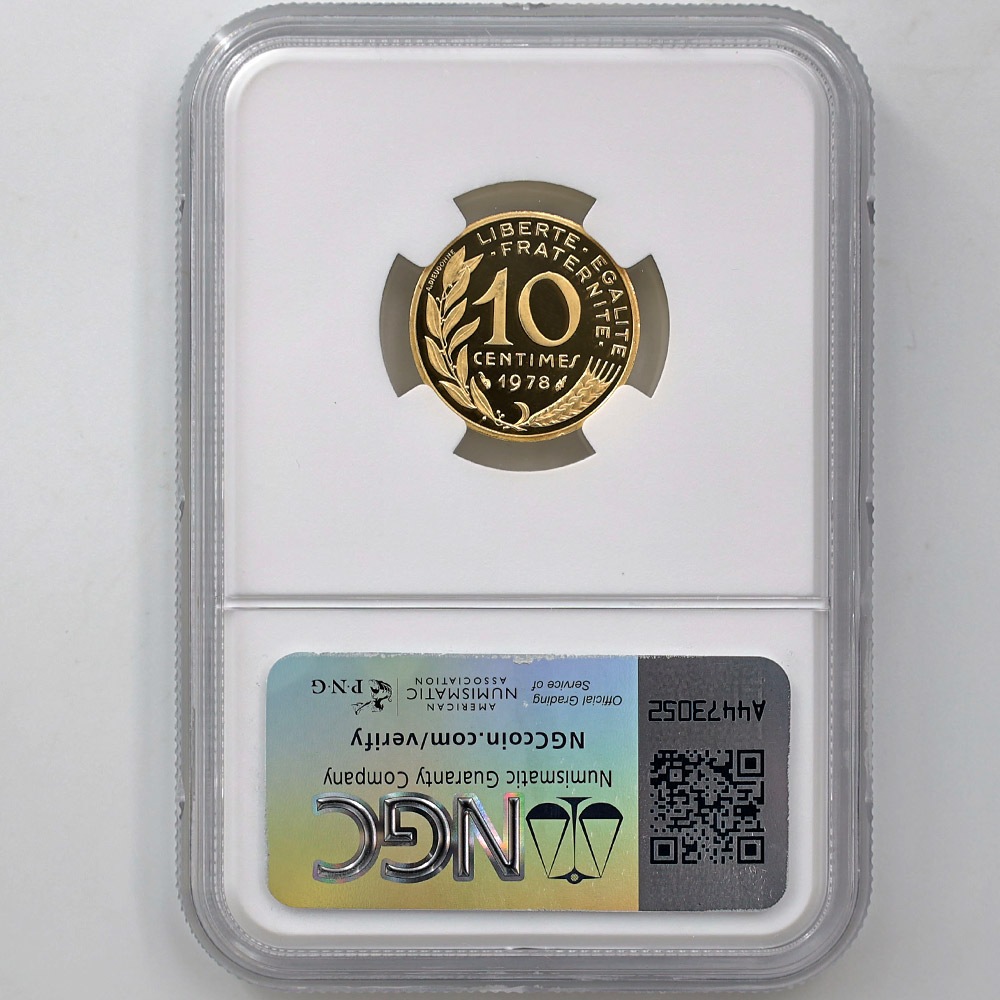 1978 ե ޥꥢ 10 ԥե  ץ롼 NGC PF 66 UC ̤