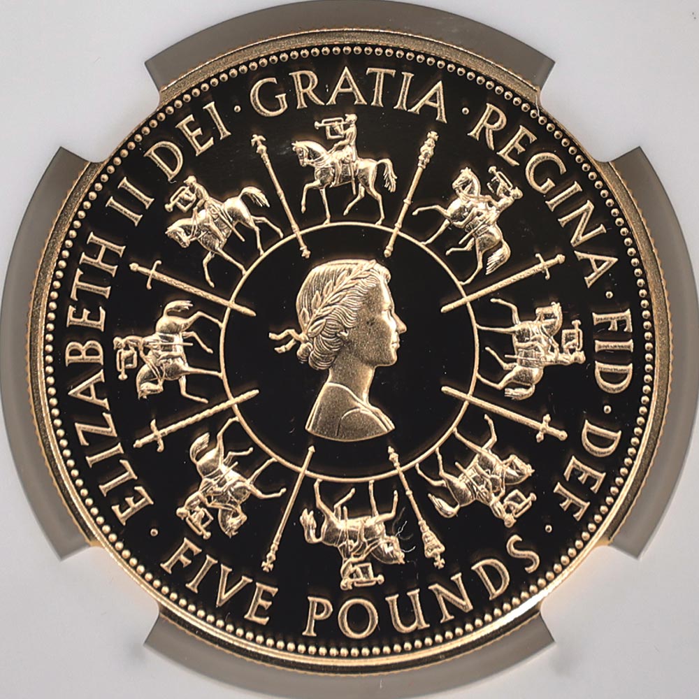 1993 �ѹ� ���ꥶ�٥�2�� �״�40��ǯ��ǰ 5�ݥ�� ��� �ץ롼�� NGC PF 70 UC �ǹ���� ����̤������ �����ꥹ ���