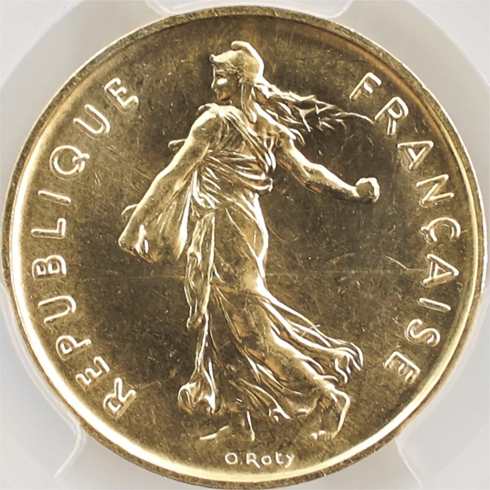 1974 �ե�� ��򼬤����� 5�ե�� �ԥ��ե��� ��� PCGS SP 66 ����̤������