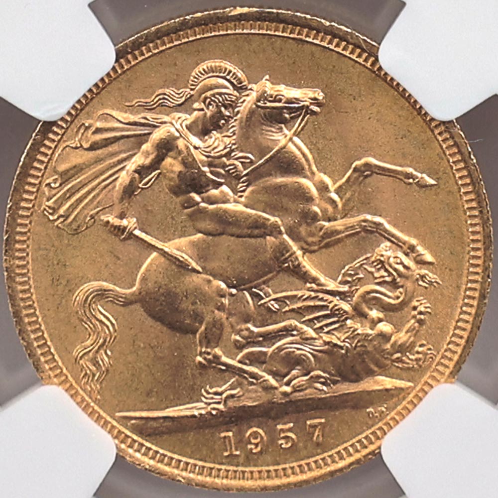 1957 �ѹ� ���ꥶ�٥�2�� ���֥�� 1�ݥ�ɡ�1���֥��˶��  NGC MS 66 �ǹ���� ����̤������ �����硼��ε�༣