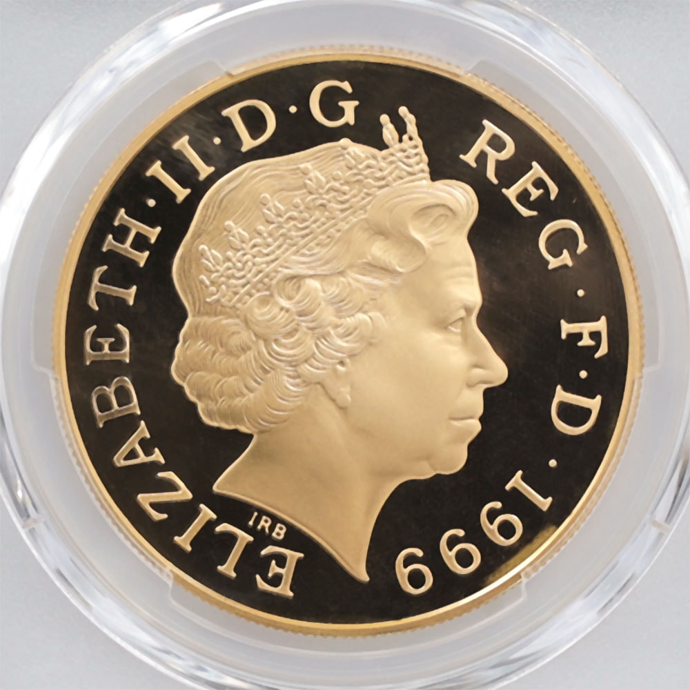 1999 イギリス ダイアナ妃追悼 £5 プルーフ銀貨 NGC PF69UC ①