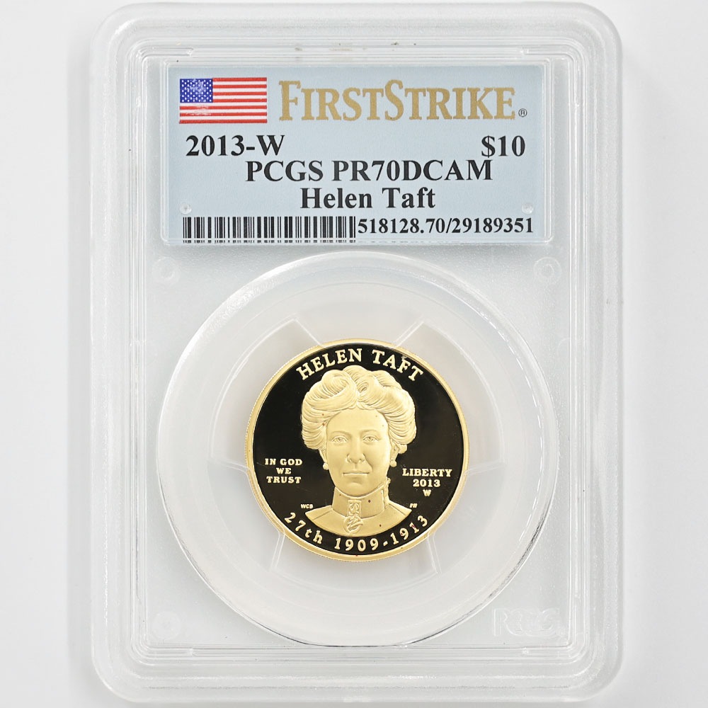 2013 ����ꥫ �ե������ȥ�ǥ����꡼�� �إ�󡦥��ե� 10 �ɥ� ��� 1/2���� �ץ롼�� PCGS PR 70 DCAM FS ������ �ǹ���� ����̤������