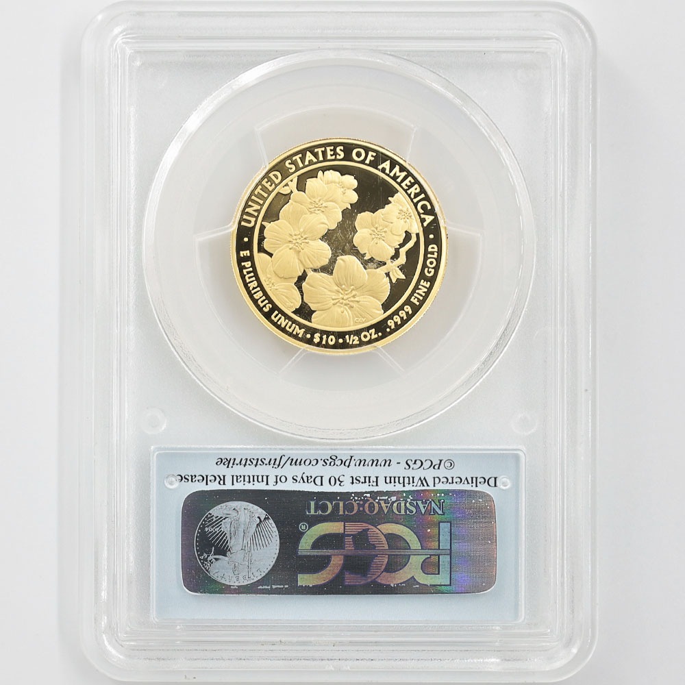 2013 ����ꥫ �ե������ȥ�ǥ����꡼�� �إ�󡦥��ե� 10 �ɥ� ��� 1/2���� �ץ롼�� PCGS PR 70 DCAM FS ������ �ǹ���� ����̤������