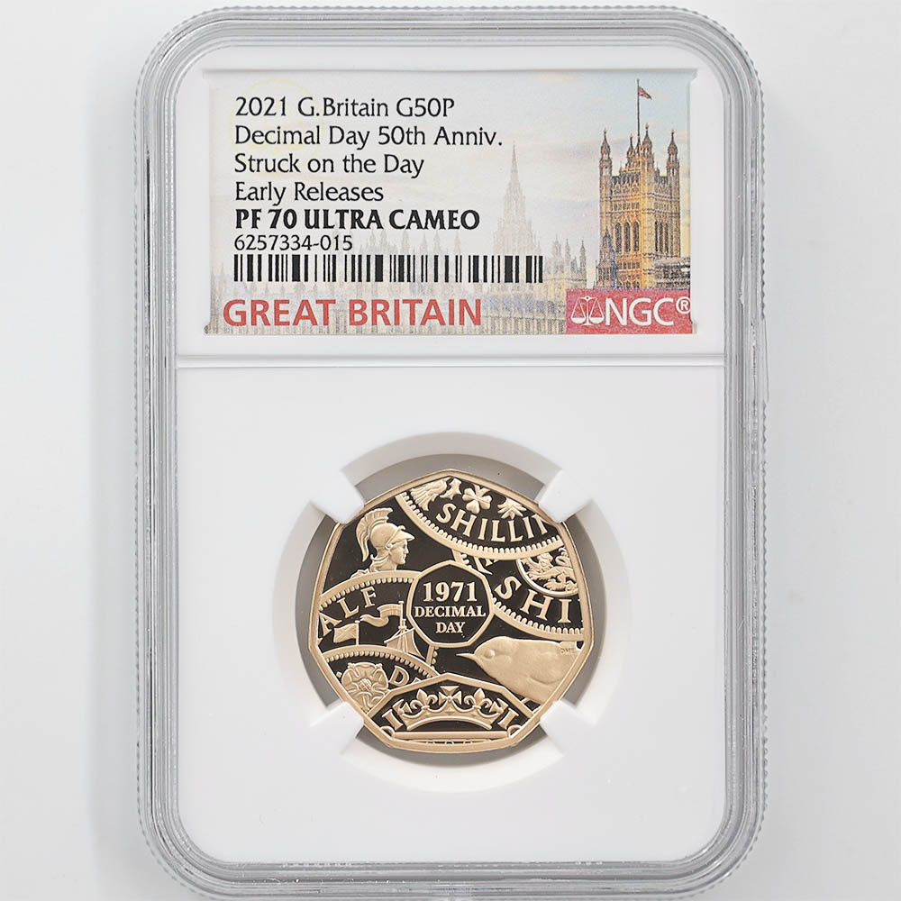 2021 ѹ ˡƳ50ǯǰ 50ڥ  ץ롼 ȥå   ǥ NGC PF 70 UC ER  ǹ ̤ Ȣ ꥹ 