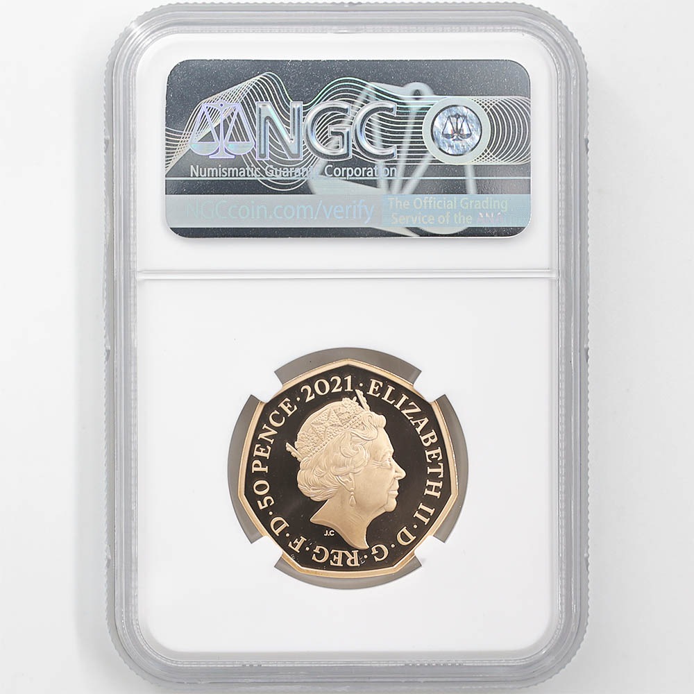 2021 ѹ ˡƳ50ǯǰ 50ڥ  ץ롼 ȥå   ǥ NGC PF 70 UC ER  ǹ ̤ Ȣ ꥹ 