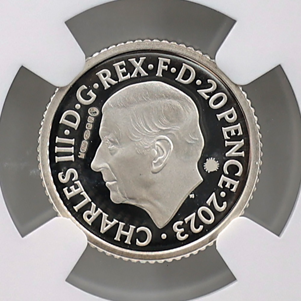 ����� 2023 �ѹ� �֥꥿�˥� 20�ڥ� ��� 1/10���� �ץ롼�� NGC PF 70 UC �ǹ���� ����̤������ ��Ȣ�� �����ꥹ ��� ������1��Τ�