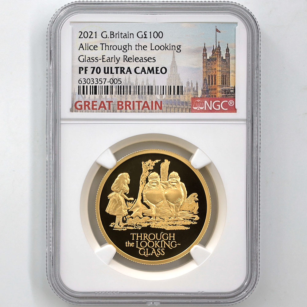  2021 ѹ ιΥꥹ 100ݥ  1 ץ롼 NGC PF 70 UC ER  ǹ ̤ Ȣաڥݥȡݥоݳ