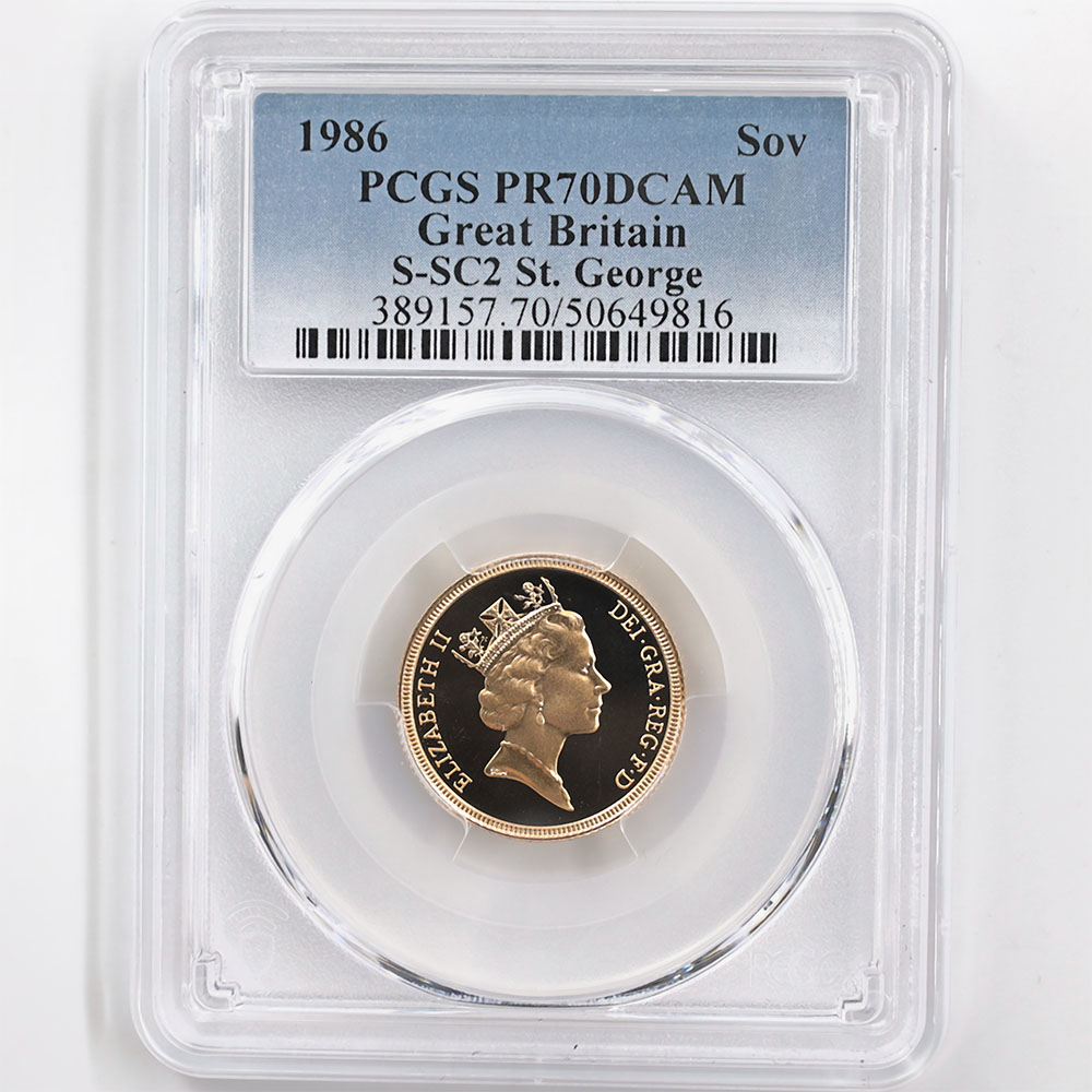  1986 ѹ ꥶ٥2 ֥ 1ݥɡ1֥˶ ץ롼 PCGS PR 70 DCAM ǹ ̤ 硼ε༣ ꥹ  ڥݥȡݥоݳ