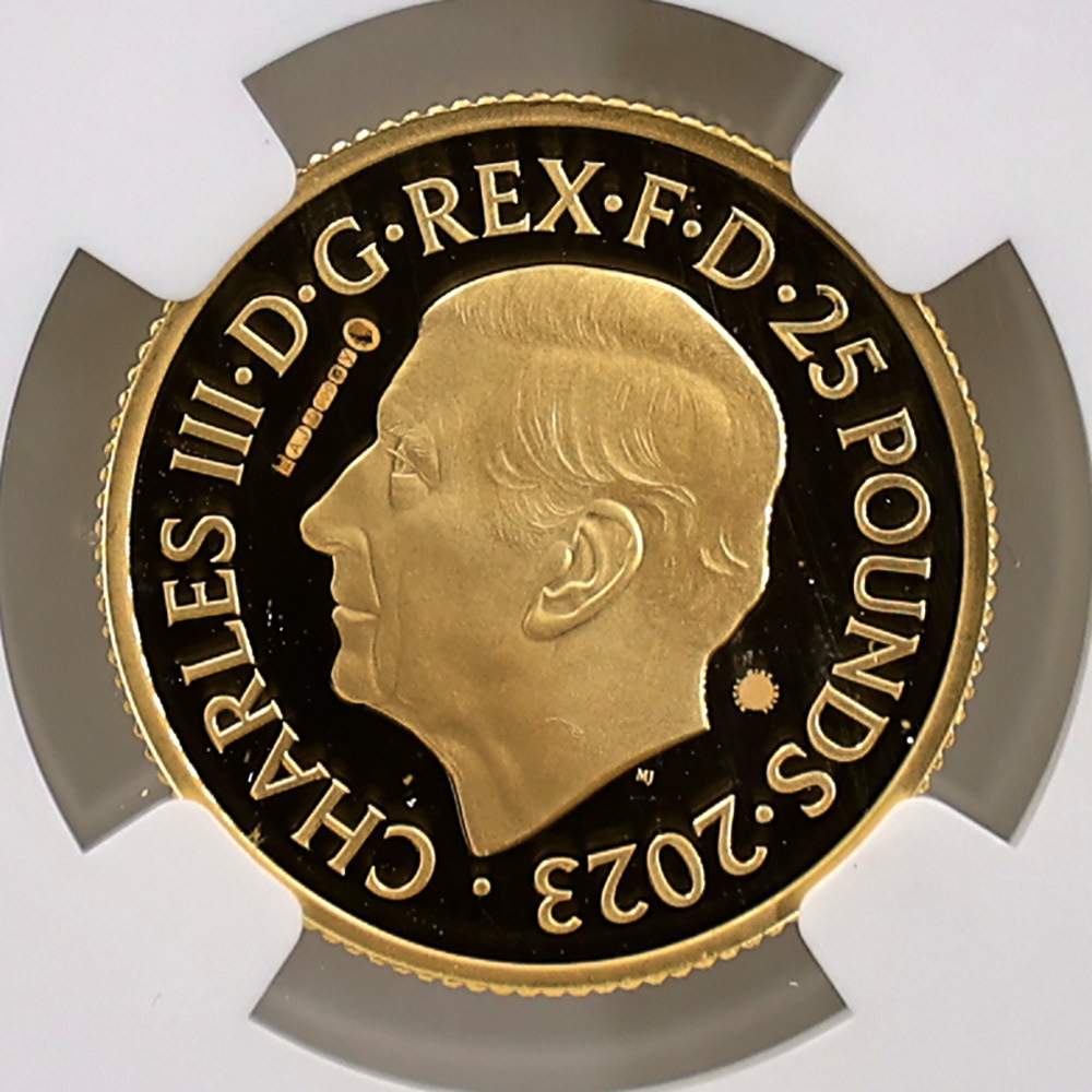 ����� 2023 �ѹ� ����Υߥ塼������� �ݥꥹ 25�ݥ�� ��� 1/4���� �ץ롼�� NGC PF 70 UC �ǹ���� ����̤������ ��Ȣ�� �����ꥹ ��� ������1��Τ�